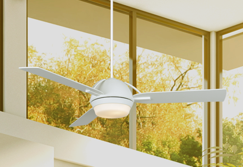 Pure White Ceiling Fan With Light, Design House Ceiling Fan Parts