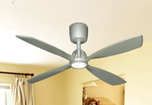 Ninja 56 in. Brushed Nickel Ceiling Fan with LED Light