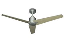 Reveal 52" Wifi Enabled Indoor/Outdoor Modern Ceiling Fan in Brushed Nickel with Remote and LED Light