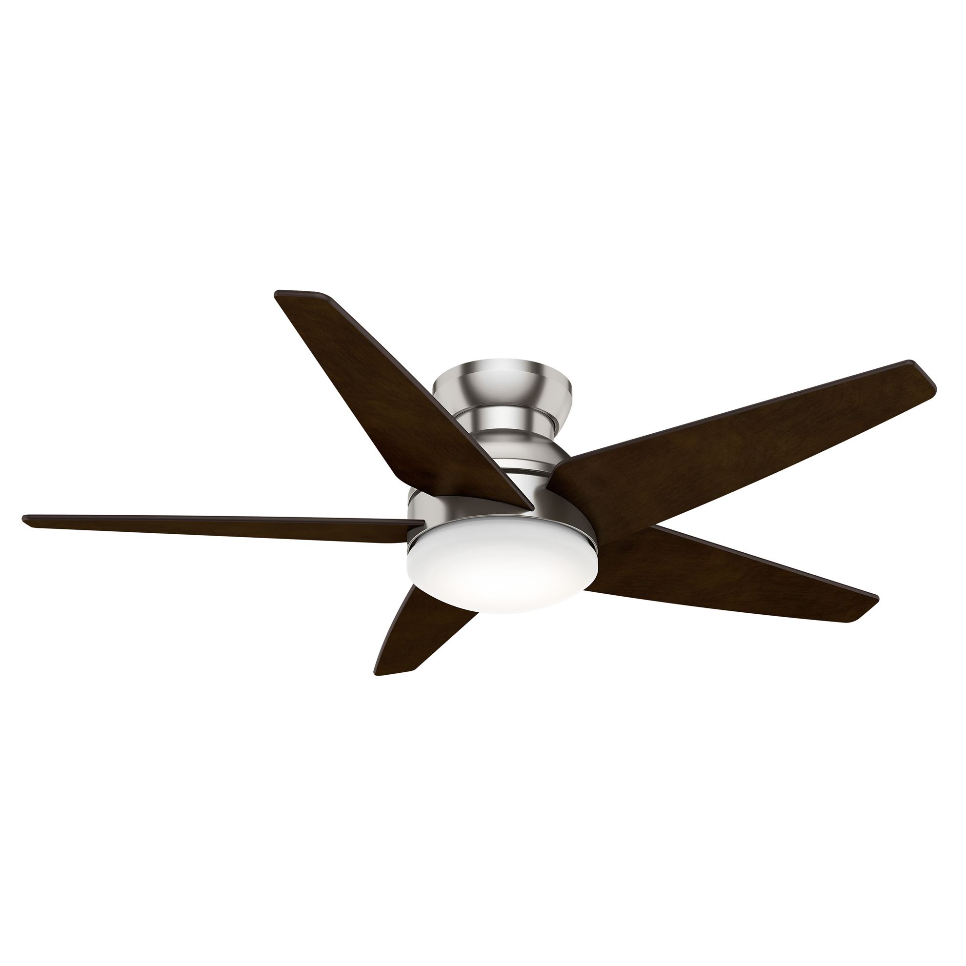 Casablanca 52 Isotope Brushed Nickel Ceiling Fan With Light With