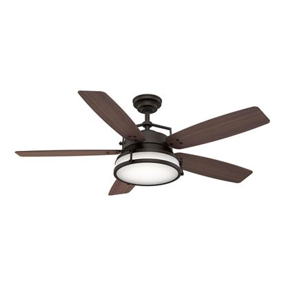 Casablanca 56" Caneel Bay Maiden Bronze Ceiling Fan with Light with Wall Control, Model 59360