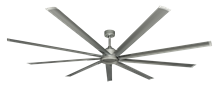 Liberator 96 in. WiFi Enabled Indoor/Outdoor Brushed Nickel Ceiling Fan and Remote (BN-1)