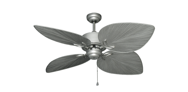 Ay Ceiling Fan In Brushed Nickel, Tropical Outdoor Ceiling Fans