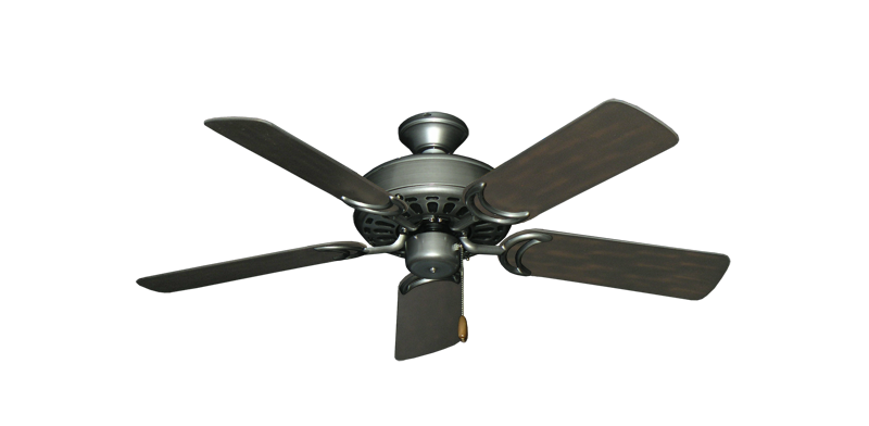 Dixie Belle Brushed Nickel with 44" Outdoor Oil Rubbed Bronze Blades