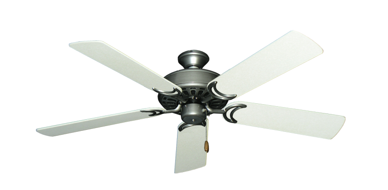 Dixie Belle Brushed Nickel with 52" Navajo White Blades