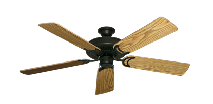 Riviera Oil Rubbed Bronze with 52" Oak Gloss Blades