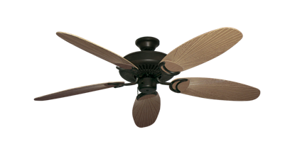 Riviera Oil Rubbed Bronze with 52" Outdoor Leaf Tan Blades