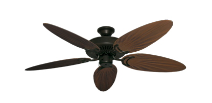 Riviera Oil Rubbed Bronze with 52" Outdoor Palm Oil Rubbed Bronze Blades
