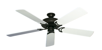 Riviera Oil Rubbed Bronze with 56" Pure White Gloss Blades