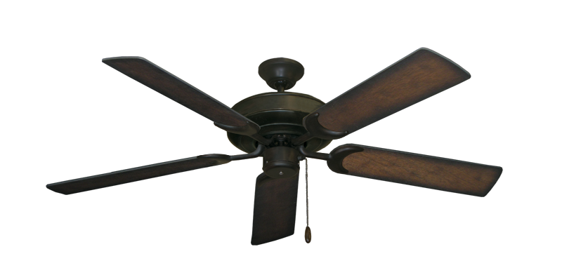 Raindance Oil Rubbed Bronze with 52" Distressed Hickory Blades