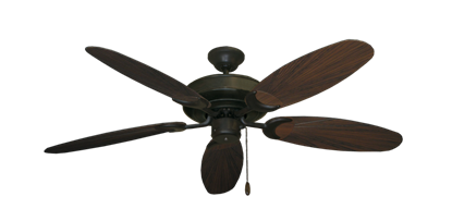 Raindance Oil Rubbed Bronze with 52" Outdoor Leaf Oil Rubbed Bronze Blades