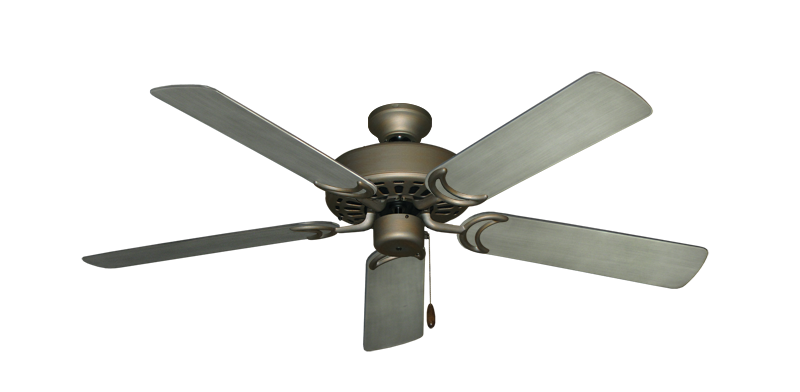 Dixie Belle Antique Bronze with 52" Outdoor Brushed Nickel BN-1 Blades