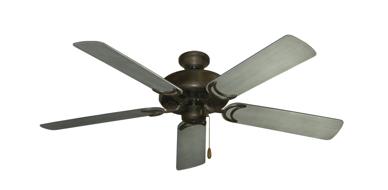Dixie Belle Oil Rubbed Bronze with 52" Outdoor Brushed Nickel BN-1 Blades