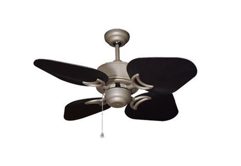 35 Ay Outdoor Tropical Ceiling Fan, Ceiling Fan With Leaf Shaped Blades