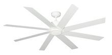 Northstar 60 in. Pure White Ceiling Fan with LED Light