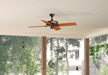Hunter 52" Outdoor Orig Teak Blades 52 Chestnut Brown Ceiling Fan , Model 23847