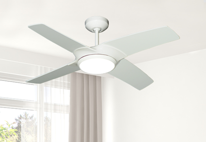 Starfire 42 in. Pure White Ceiling Fan with LED Light