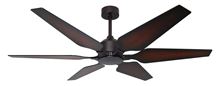 Optum WiFi Enabled Oil Rubbed Bronze Ceiling Fan with 60" Blades and Remote