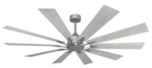 Fusion WiFi Brushed Nickel Ceiling Fan with 66" Blades and Remote