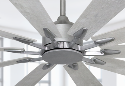 1-60" Industrial INDB60LB ceiling fans BROWN 28000 cfm reversible 120v 