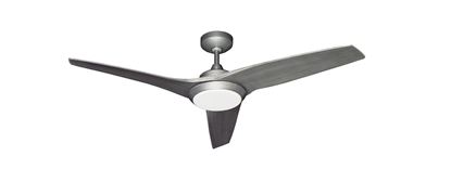 Evolution 52 in. Integrated LED Indoor Brushed Nickel-1 Ceiling Fan with Remote Control