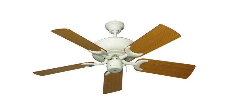 Raindance Ceiling Fan in Antique White with 44